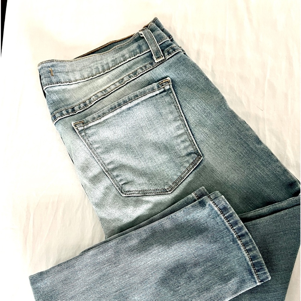 Flying Monkey Women's Skinny Jeans in Light Blue Wash